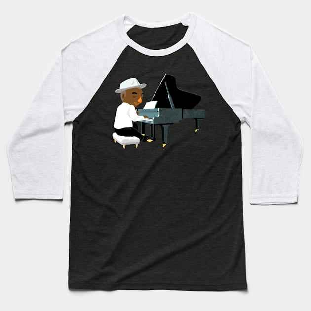 The piano part in a jazz quartet Baseball T-Shirt by MOZORIDA